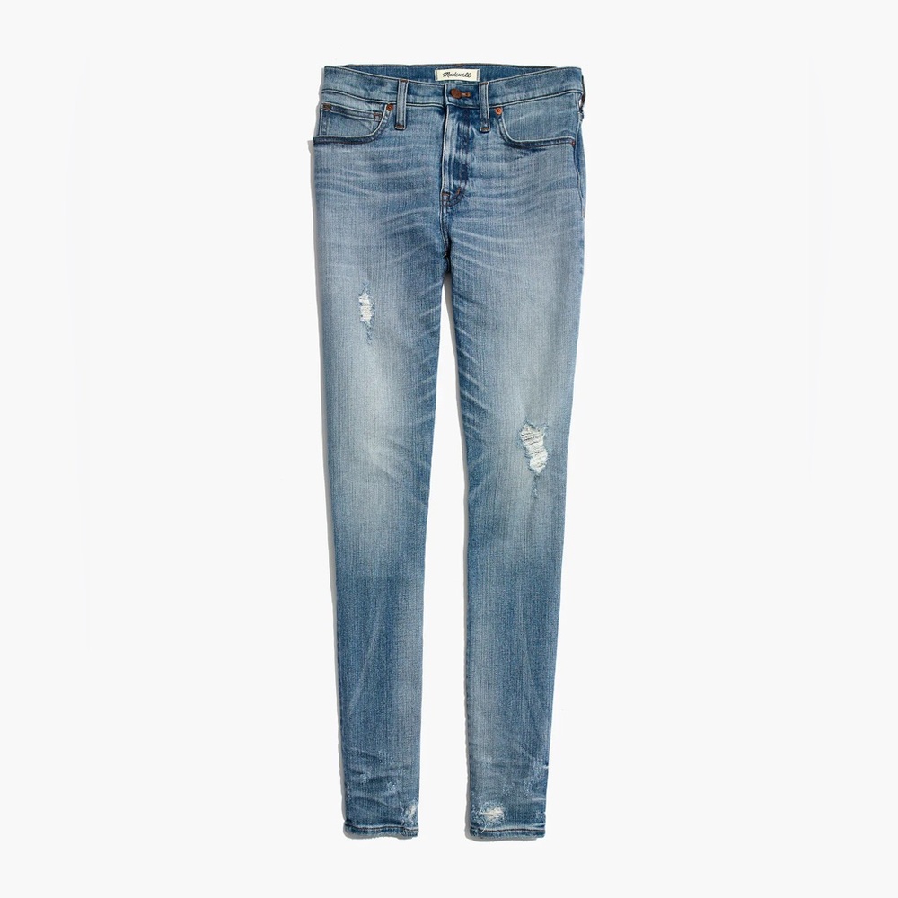Distressed Madewell Hi-Rise Skinny Jeans Size 29